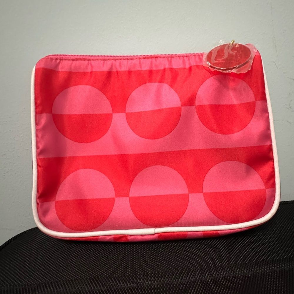 Estee Lauder x Lisa Perry Limited-Edition Pink Two-Tone Large Makeup Bag